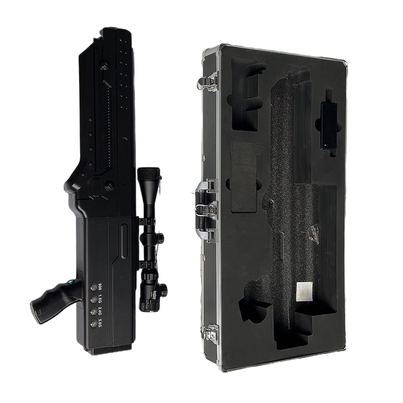  亚东手持便携式枪型低空防御反制四通道A型